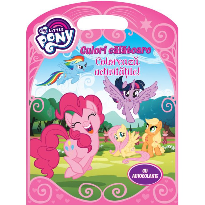 My little pony. Culori calatoare. Coloreaza activitatile!