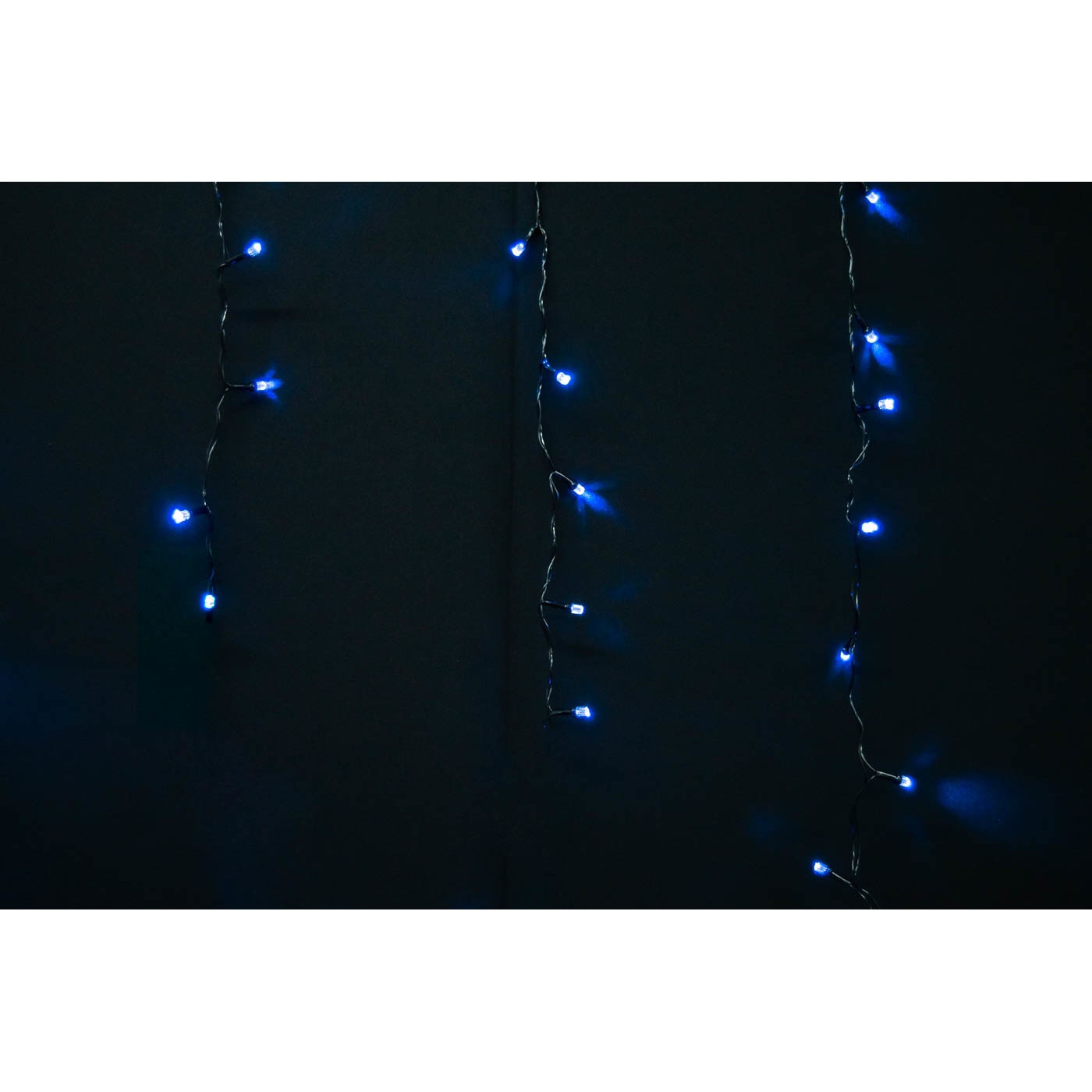 Instalatie Craciun Interconectabila, Turturi, Albastru, Hexagon, V&V 8034, 240 becuri, 8x0.3/0.5/0.7m