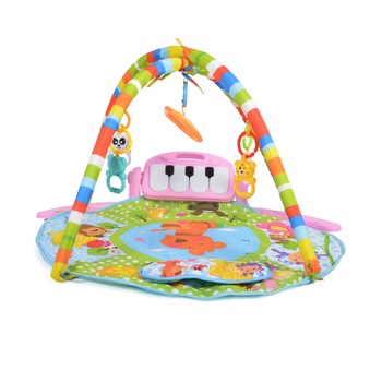 Centru de activitati cu sunete muzica si pian Piano Girl 78x76 cm Centru de activitati cu sunete muzica si pian Piano Girl 78x76 cm