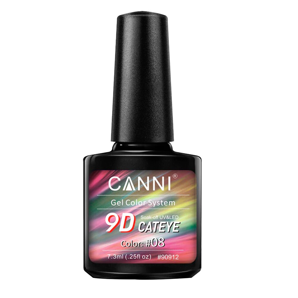 Oja semipermanenta Canni, 9D Cat Eye, 7.3 ml, nuanta 08