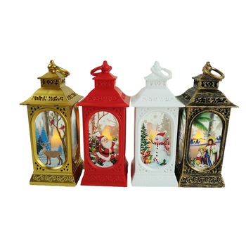 Set 4 ornamente luminoase de Craciun, 4 culori, 12 cm Set 4 ornamente luminoase de Craciun, 4 culori, 12 cm