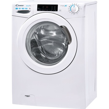 Masina de spalat rufe cu uscator Candy Smart Pro CSOW 4965TWE/1-S, 9 kg spalare, 6 kg uscare, 1400 RPM, Clasa A, WiFi, Active Motion Systems, Steam, Kg Detector, Alb