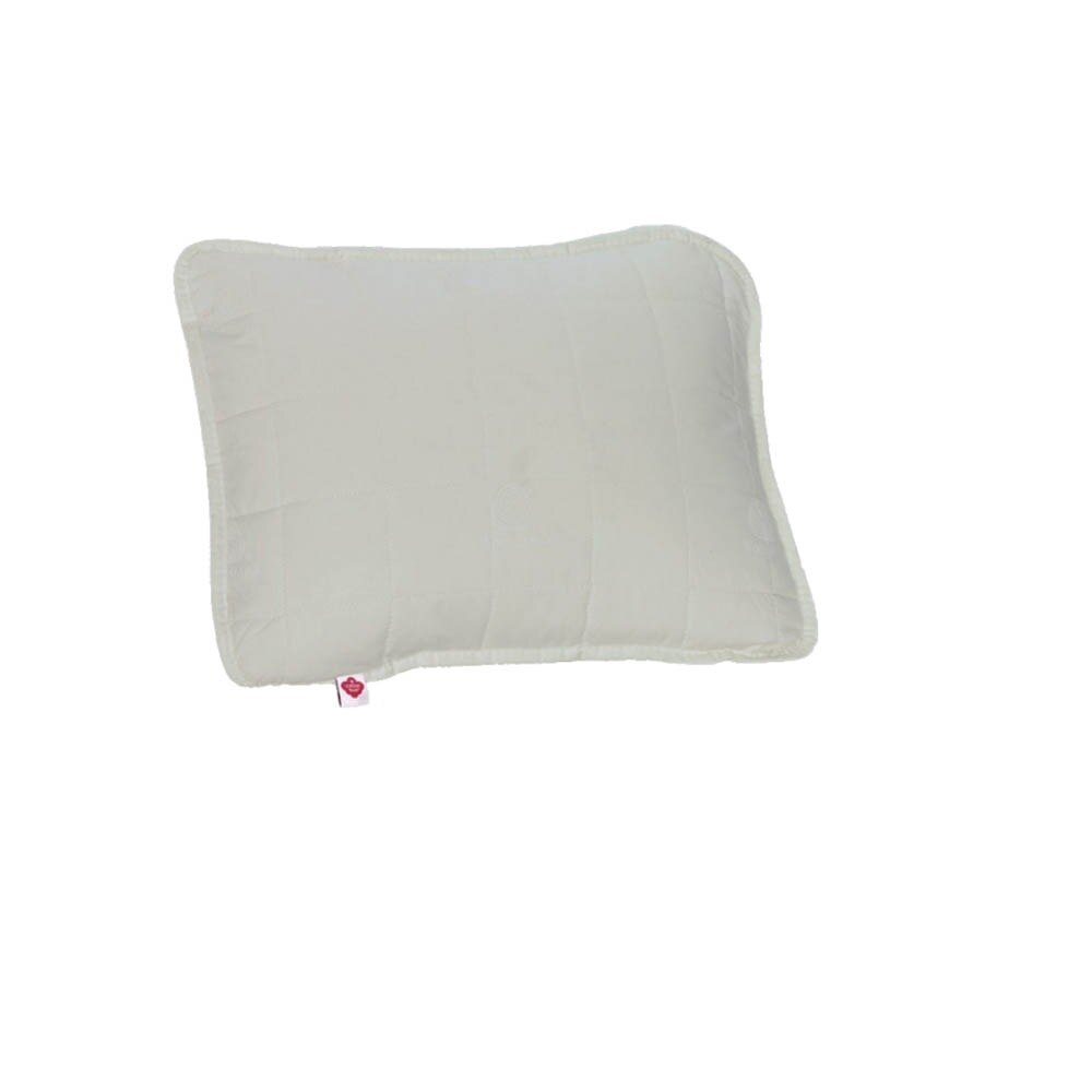 Perna bebelusi umplutura bumbac si fata bumbac 100% satinat, Cotton Box, 35x45 cm, alba