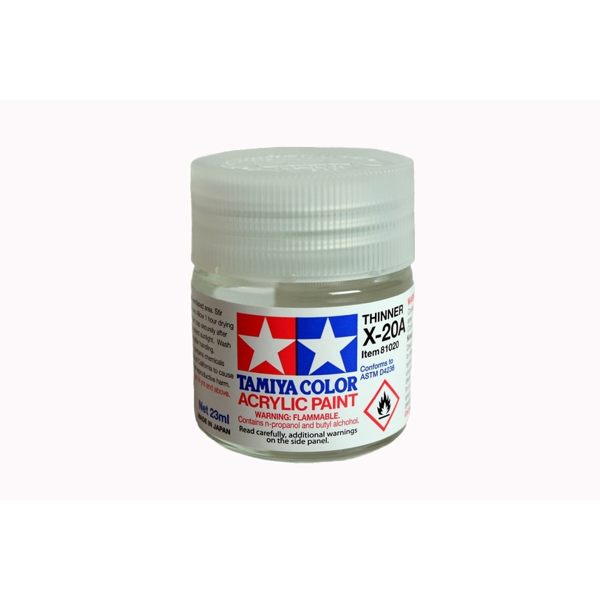 Diluant pentru modelism acrilic Tamiya 81020 X-20A Acrylic Paint Thinner 23ml Tam 81020