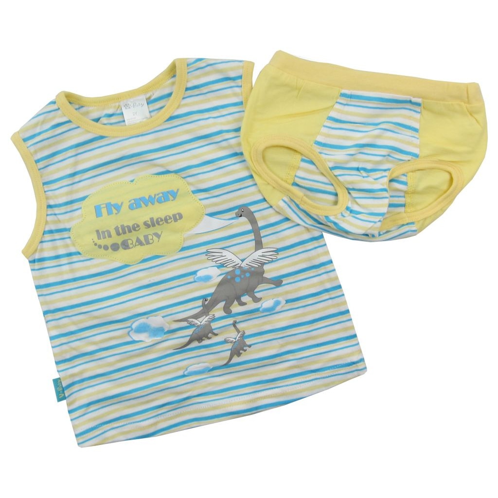 Set 2 piese S29031 Primii Pasi, Galben/Albastru