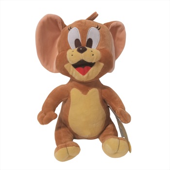 Jucarie de plus Soricelul Jerry, colectia Tom & Jerry, Play by Play, 30 cm, 1 an+ Jucarie de plus Soricelul Jerry, colectia Tom & Jerry, Play by Play, 30 cm, 1 an+