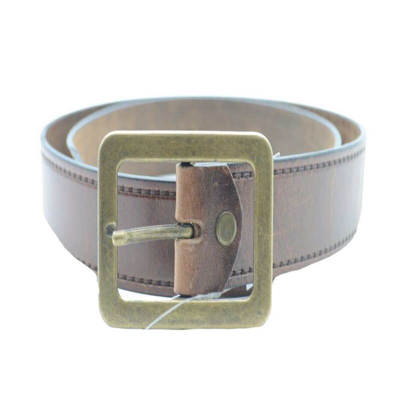 Curea din piele pentru barbati 110 cm Mini Junior PPP-14-1, Maro