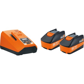Set pachet Starter cu 2 buc acumulatori 18V / 6Ah si incarcator ALG80 - FEIN Set pachet Starter cu 2 buc acumulatori 18V / 6Ah si incarcator ALG80 - FEIN