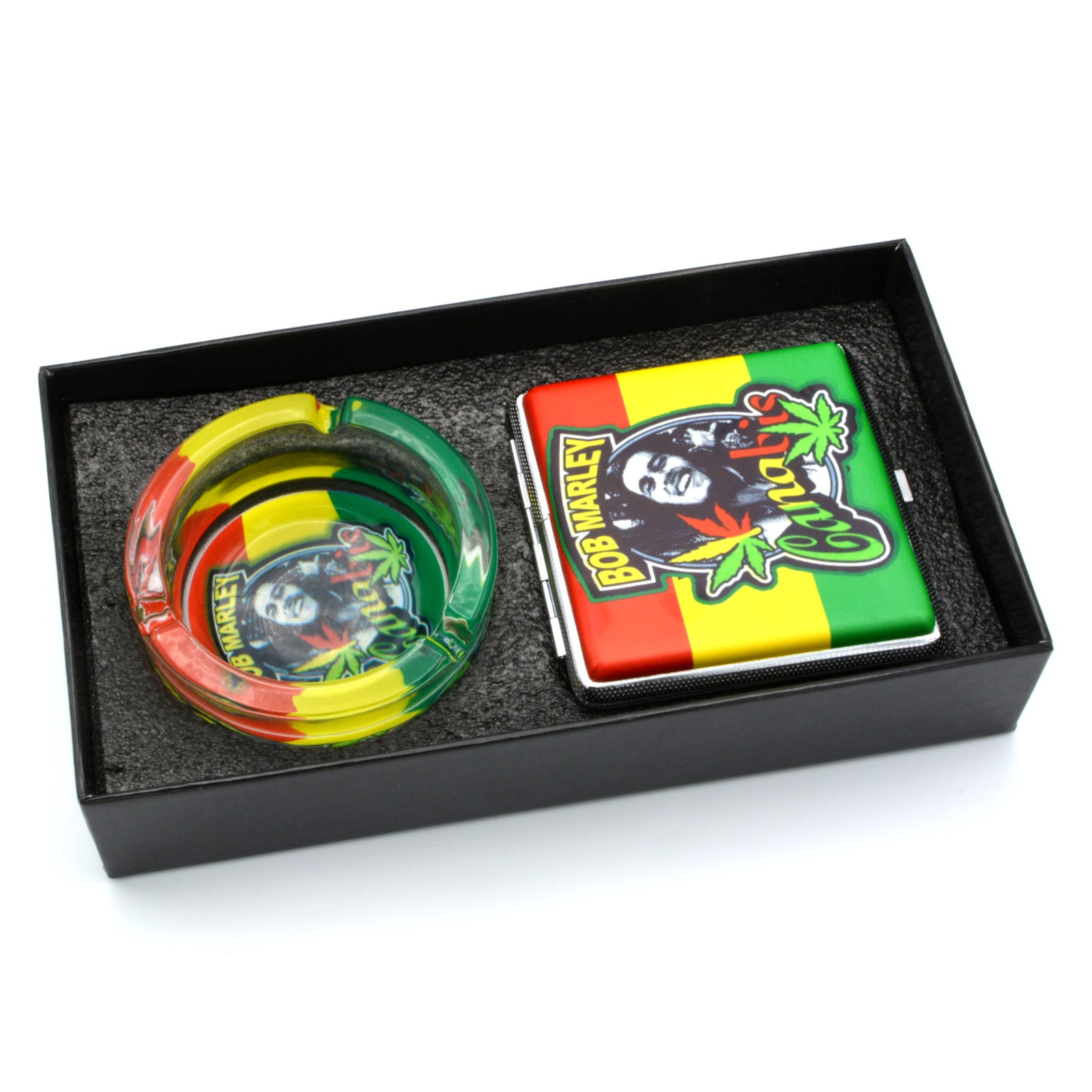 Set scrumiera, tabachera, Bob Marley, Toro