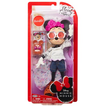 Papusa Disney - Minnie Mouse Floral Festival, 24 cm