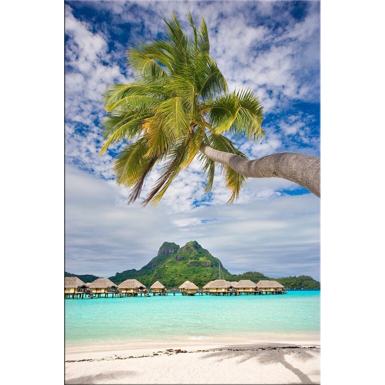 Tablou DualView Startonight Bora Bora, luminos in intuneric, 40 x 60 cm