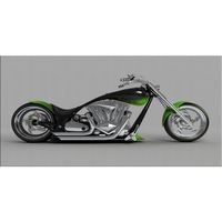 tablou dualview startonight chopper verde luminos in intuneric 20 x 40 cm imagen 20_0_
0
