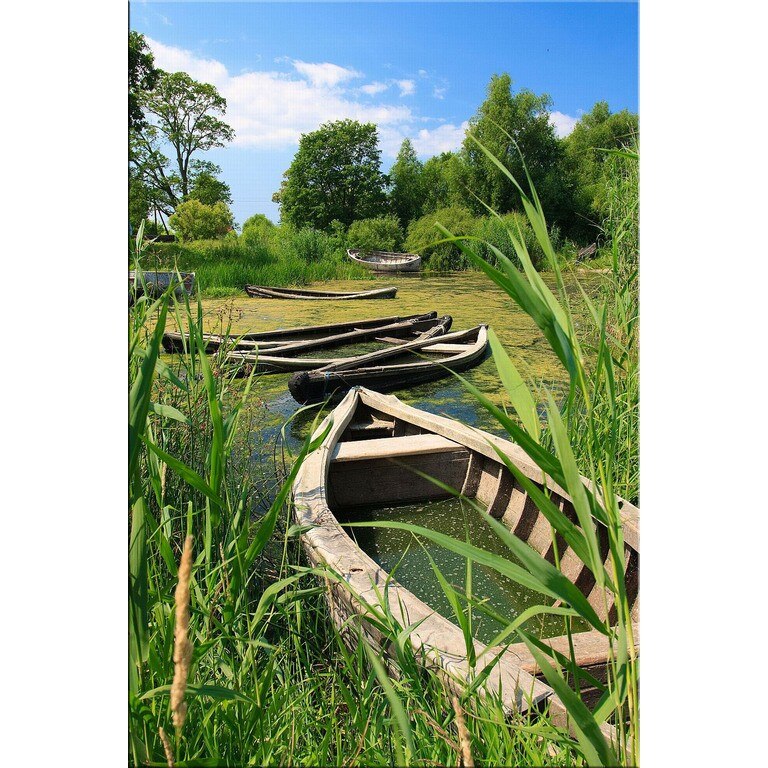 Tablou DualView Startonight Barci, luminos in intuneric, 20 x 30 cm