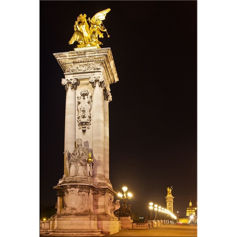 Tablou DualView Startonight Parisul noaptea, luminos in intuneric, 60 x 90 cm