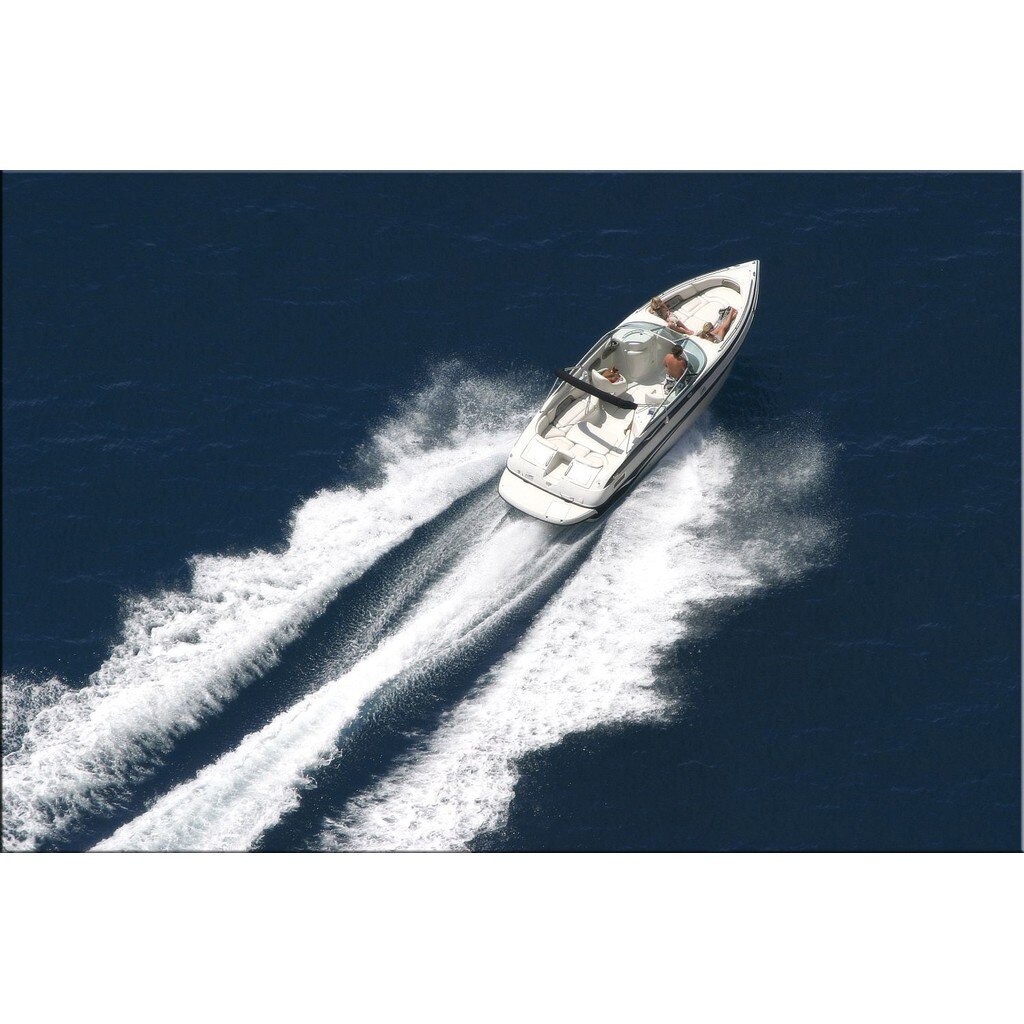 Tablou DualView Startonight Barca de viteza, luminos in intuneric, 80 x 120 cm