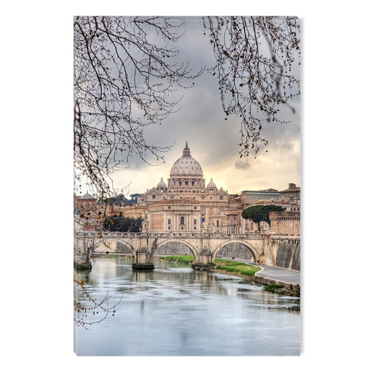 Tablou DualView Startonight Roma - Vatican, luminos in intuneric, 80 x 120 cm