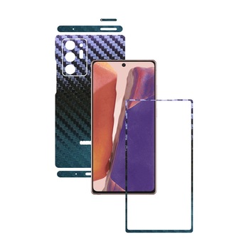 Folie Protectie Carbon Skinz pentru Samsung Galaxy Note 20 Ultra - Carbon Cameleon Split Cut, Skin Adeziv Full Body Cover pentru Rama Ecran, Carcasa Spate si Laterale Folie Protectie Carbon Skinz pentru Samsung Galaxy Note 20 Ultra - Carbon Cameleon Split Cut, Skin Adeziv Full Body Cover pentru Rama Ecran, Carcasa Spate si Laterale