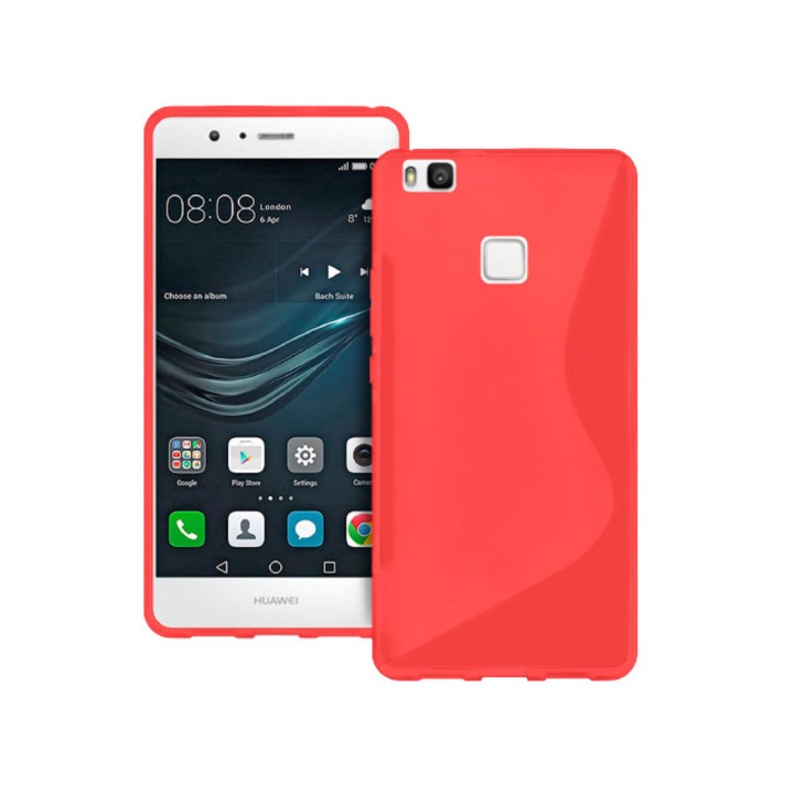 Husa din silicon pentru Huawei P10, Rosu