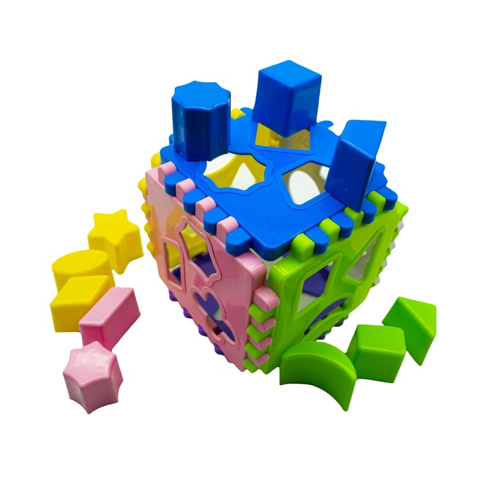 Бебешки куб, 24 части, 7 играчки