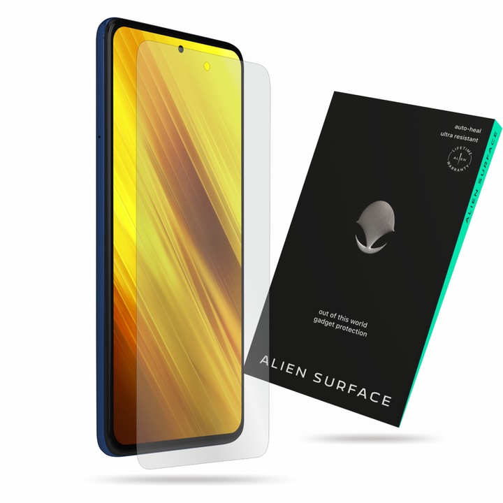 Alien Surface, Xiaomi Poco X3 NFC, képernyővédő fólia