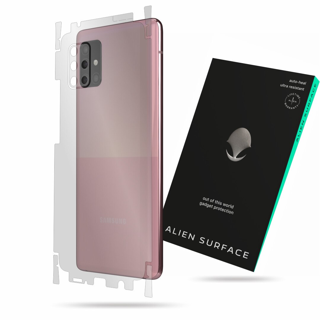 Folie Alien Surface, Samsung Galaxy A51 5G, protectie spate, laterale