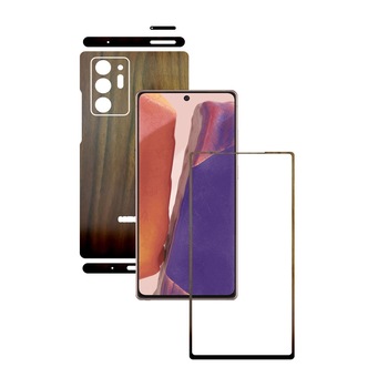 Folie Protectie Carbon Skinz pentru Samsung Galaxy Note 20 Ultra - Lemn Nuc Split Cut, Skin Adeziv Full Body Cover pentru Rama Ecran, Carcasa Spate si Laterale Folie Protectie Carbon Skinz pentru Samsung Galaxy Note 20 Ultra - Lemn Nuc Split Cut, Skin Adeziv Full Body Cover pentru Rama Ecran, Carcasa Spate si Laterale