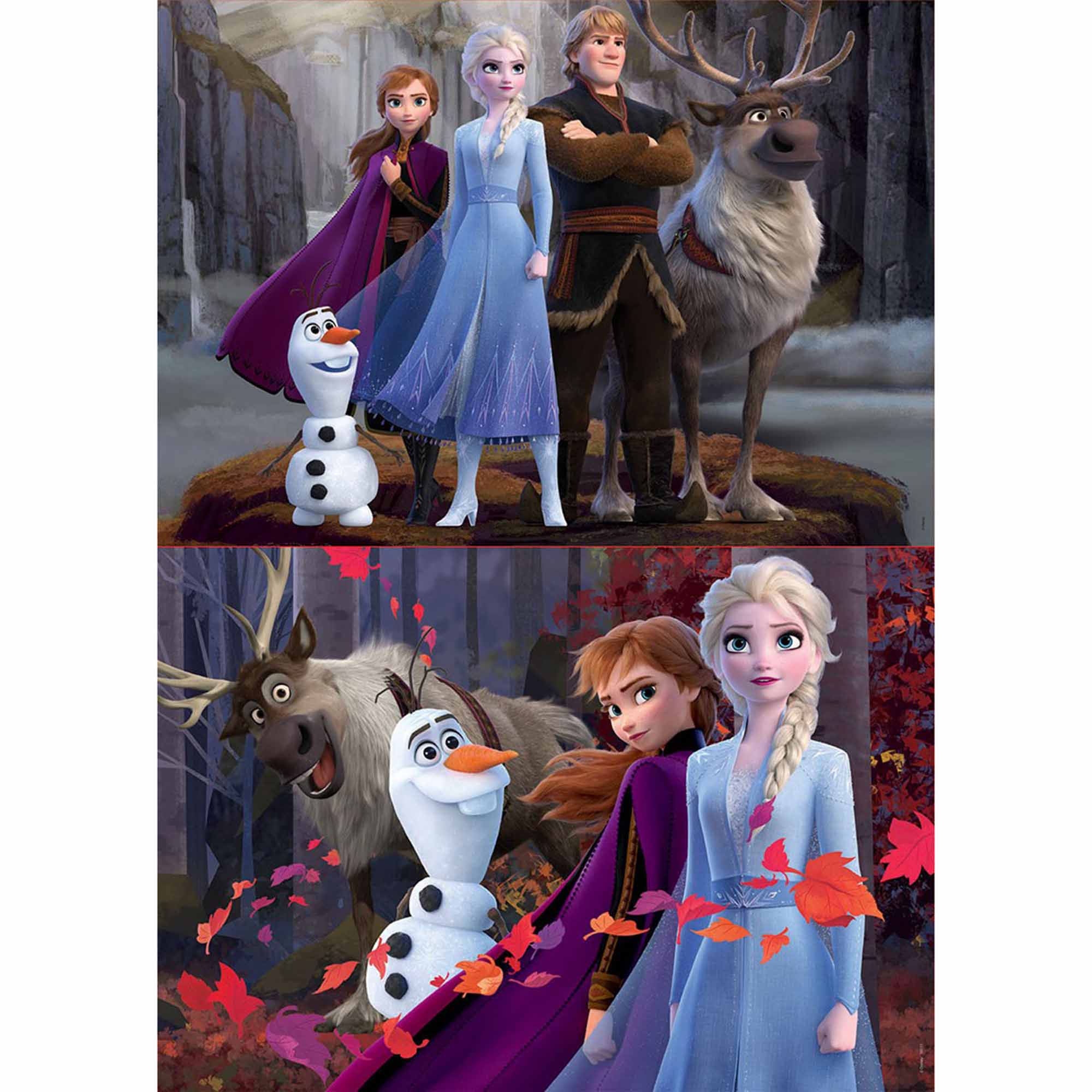 Puzzle Educa - Disney Frozen II, 2x100 piese - eMAG.ro