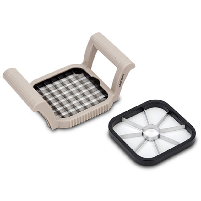 Feliator pentru fructe si legume din plastic cu lame din otel inoxidabil Misty NAVA NV-202-031