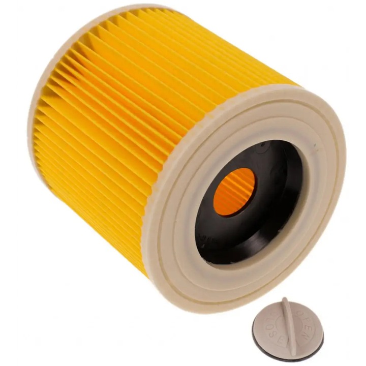 Cartus filtru hepa KARCHER 6.414-552, cod P75, Galben