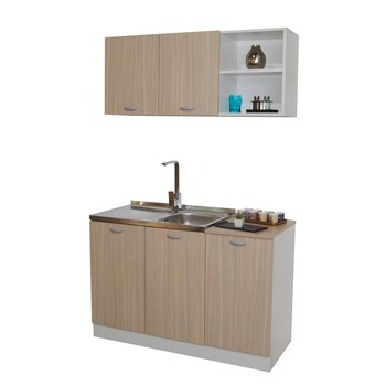 Set bucatarie Badenmob, 120x50x 80 cm, 3 corpuri, PAL, Fag Set bucatarie Badenmob, 120x50x 80 cm, 3 corpuri, PAL, Fag