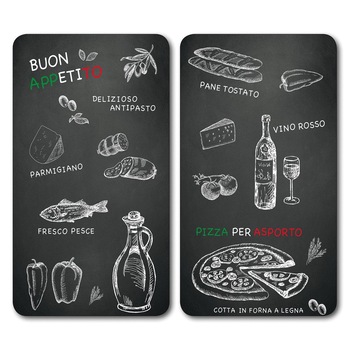 Set tocatoare din sticla rezistenta la caldura, 2 bucati Set tocatoare din sticla rezistenta la caldura, 2 bucati