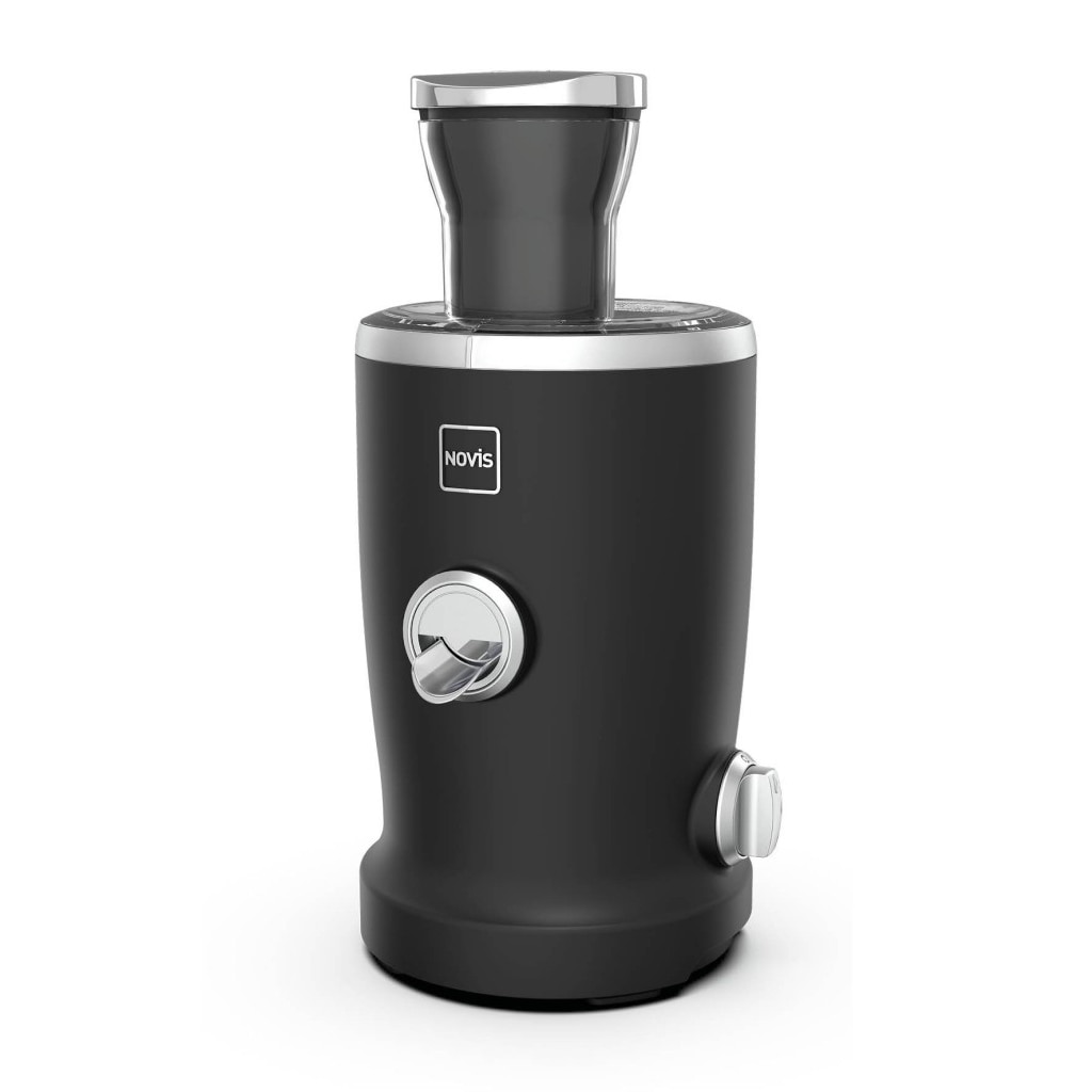Storcator de citrice multifunctional, Novis, VitaJuicer S1, 4 functii, silentios, 150 RPM, fara BPA, design elegant, extractie avansata a vitaminelor si nutrientilor, finisaj mat, negru