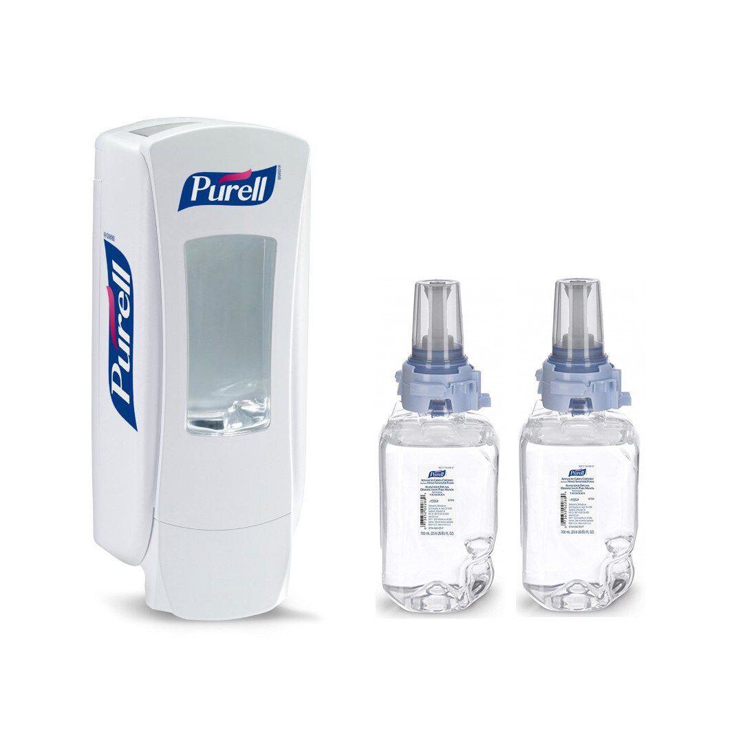 Sistem complet Purell ADX-7 700 ml cu aviz MS (Ministerul Sanatatii)