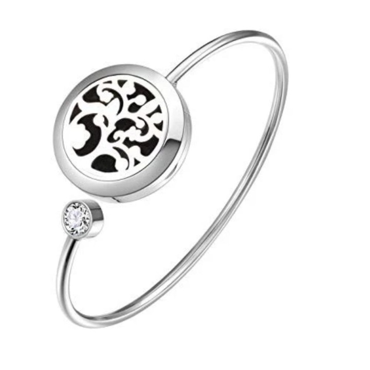 Bratara pentru aromaterapie cu uleiuri esentiale copacul vietii