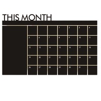 Sticker Autocolant Calendar de tip Tabla cu Organizator si Planificator pentru 31 de zile ale lunii 56 x 38 cm