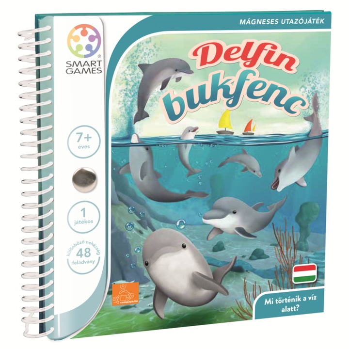 Magnetic Travel - Delfin bukfenc logikai játék (523802)