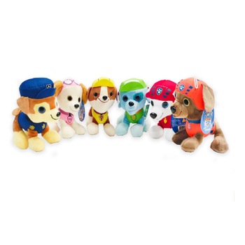 Set 6 x Jucarie plus Paw Patrol, Licenta Nickelodeon, 24 cm, Cute, Multicolor Set 6 x Jucarie plus Paw Patrol, Licenta Nickelodeon, 24 cm, Cute, Multicolor