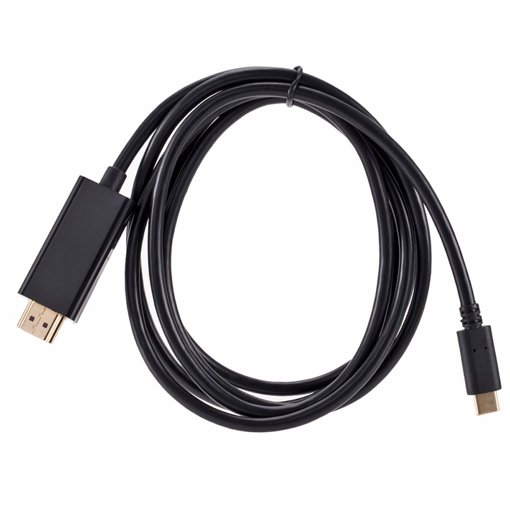 USB тип C и HDMI 4K*2K 1,8 метра черен
