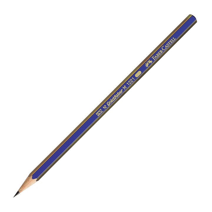 Молив Faber-Castell, Goldfaber 1221, Чернографитен, 3H