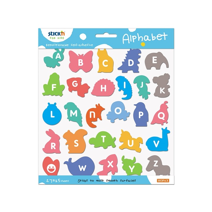 Foi autoadezive, Stick'n, Alfabet, Latin, 420 de coli