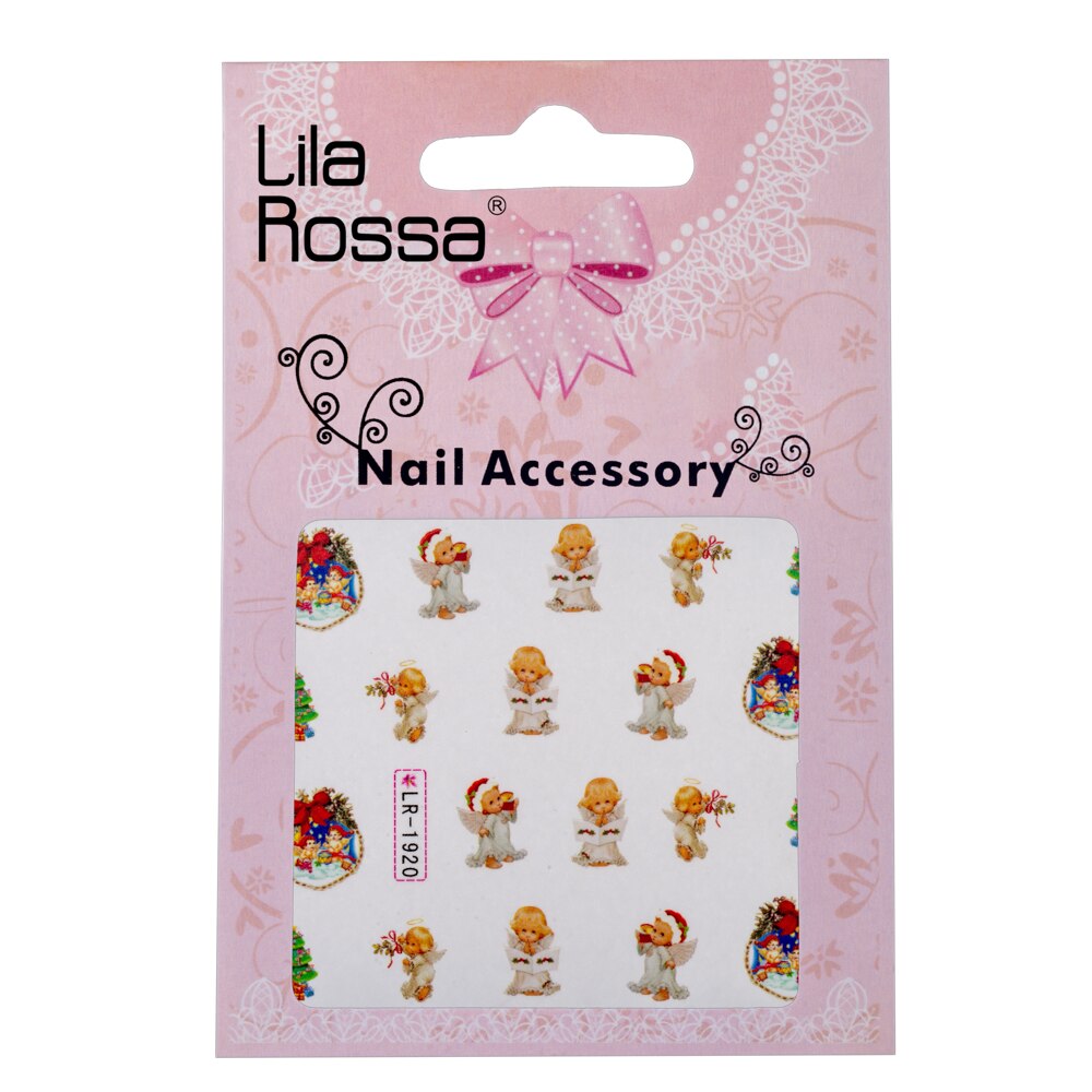 Stickere nail art Lila Rossa, pentru Craciun, Revelion si iarna, LR-1920