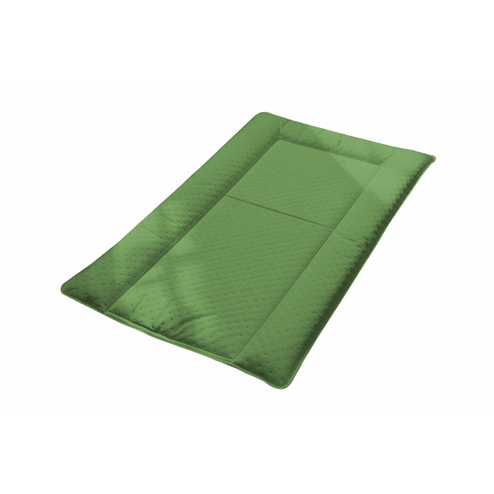 BEBELUCA Travel Premium Baba pelenkázó matrac, 48 x 78 cm, Hipoallergén, Összehajtható, Zöld