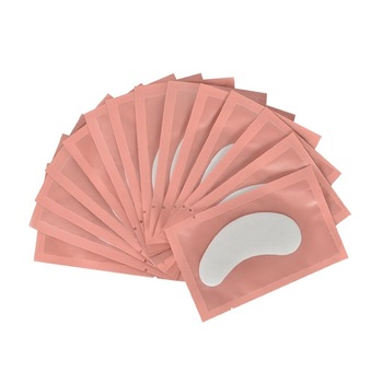 Set 50 perechi Hydrogel Eye Patch, plasturi cu gel hidratant pentru extensii gene, roz Set 50 perechi Hydrogel Eye Patch, plasturi cu gel hidratant pentru extensii gene, roz