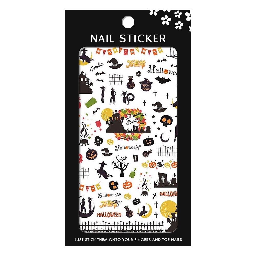 Stickere pentru decor unghii Lila Rossa, pentru Halloween, F495