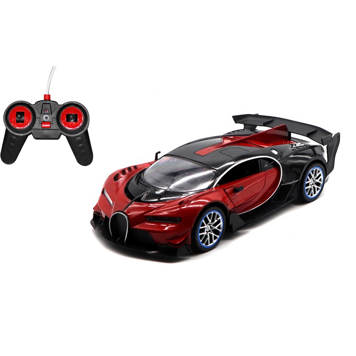 Masina de curse cu telecomanda, rosie, scara 1:14