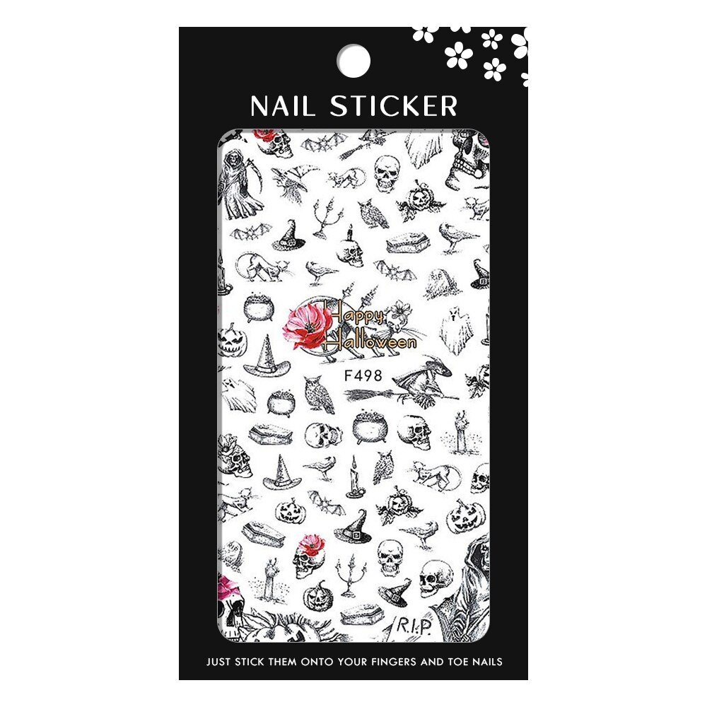 Stickere pentru decor unghii Lila Rossa, pentru Halloween, F498