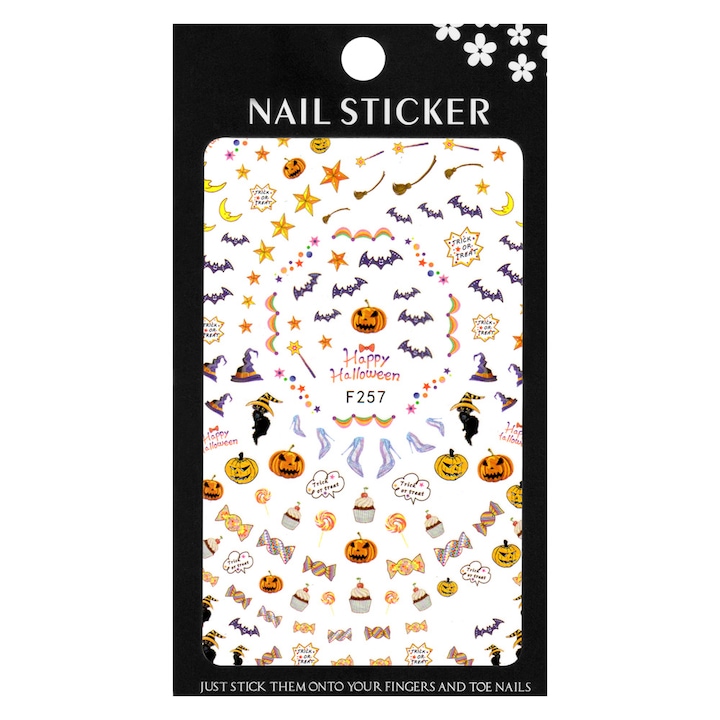 Stickere pentru decor unghii Lila Rossa, pentru Halloween, f257