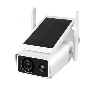 Camera Supraveghere Bigshot™ ES-2R de Exterior, cu Panou Solar si WIFI, 1080P HD, 2 MP, IP 66, Slot TF Card, PIR, IR, Carcasa Metalica, 2 Antene, Suport Montare, Gri Camera Supraveghere Bigshot™ ES-2R de Exterior, cu Panou Solar si WIFI, 1080P HD, 2 MP, IP 66, Slot TF Card, PIR, IR, Carcasa Metalica, 2 Antene, Suport Montare, Gri