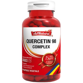 Supliment alimentar Quercetin 98 complex, 60 capsule Supliment alimentar Quercetin 98 complex, 60 capsule