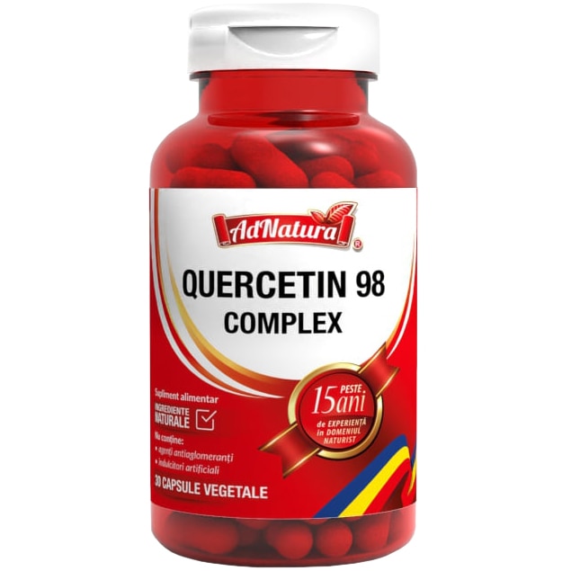 Supliment alimentar Quercetin 98 complex, 30 capsule
